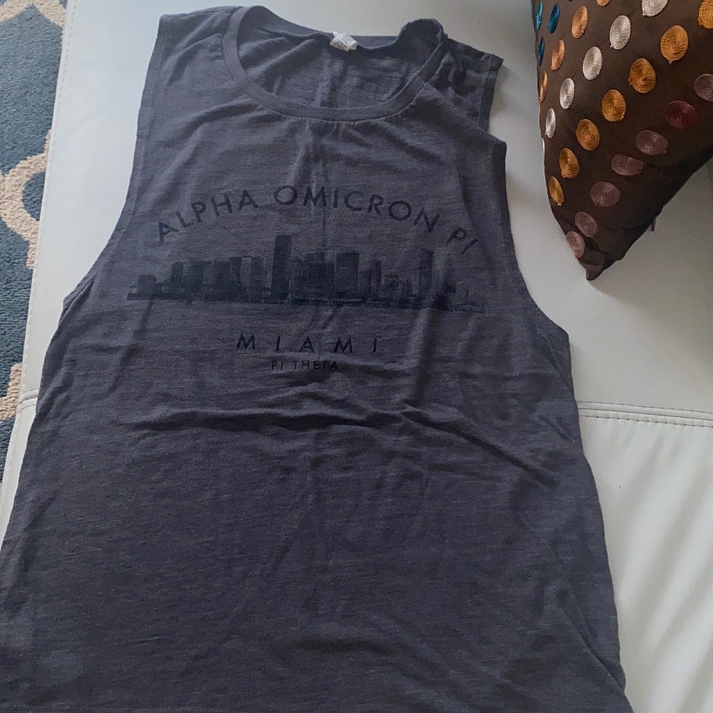 Alpha Omicron Pi Muscle Tee